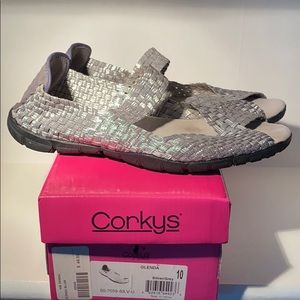 THREE pair of Corkys shoes